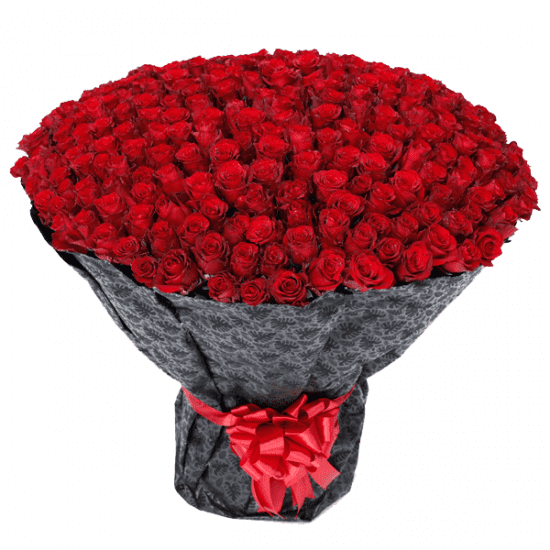 Send/Buy Luxury 500 roses bouquet | Big Heart | JuneFlowers