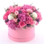Pink Lavish Flowers | Send flowers in a box | Order Now JuneFlowers.com