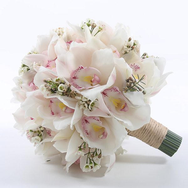 Bridal of White Cymbidium Bouquet Bridal of White Bouquet | Order cymbidium orchid Flowers Online | Send Now June Flowers