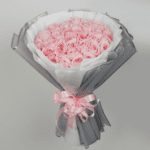 Hand Bouquet of Charismatic Pink Roses