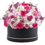 Signature Box of Hydrangea and Roses JuneFlowers.com
