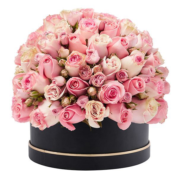 Buy/Send Dreamy Pink Roses Bouquet & Celebrations Box Online- FNP