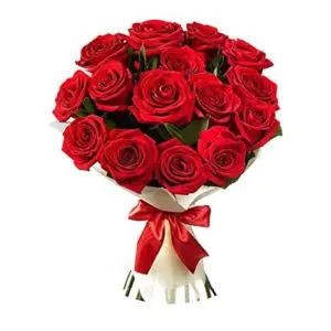 Simple 15 | Shop/Buy Red Rose Bouquet | JuneFlowers.com
