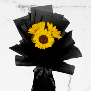 Single Flower | Sunflower bouquet in India | June flowers