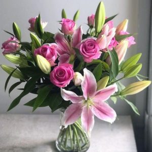 Be Mine | lily pink Arrangements | Order now juneflowers