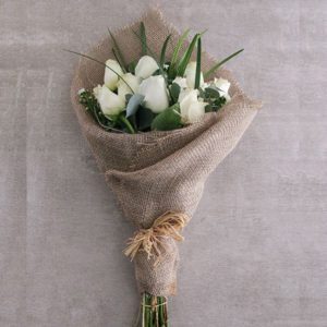 White Rose Bouquet Delivery India: Send Pure Happiness | JuneFlowers.in