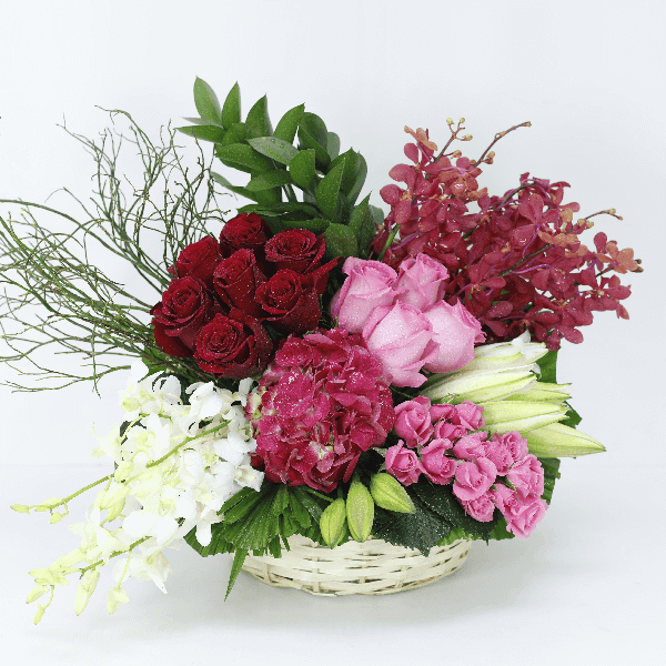 Basket of Beautiful Basket of Beautiful | Shop flowers in basket Online, Juneflowers