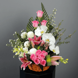 Basket of Love | send flowers online to bangalore in JuneFlowers.com