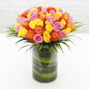 Multicolored Bunch | Send valentine Flowers to Bangalore | Order Now June Flowers