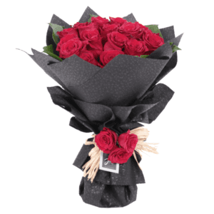 Red Blanket | Flowers in Bouquet | Order Now at JuneFlowers.com