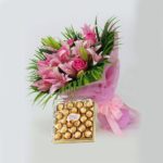 Luxury Gift Combo - Order Now chocolate bouquet delivery India | June flower