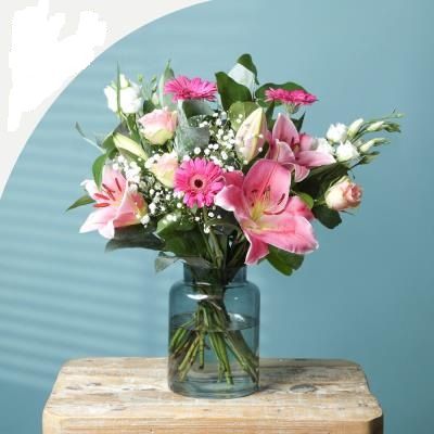 pink_lilies Lilies for you | Online lily in vase Delivery India | JuneFlowers.com