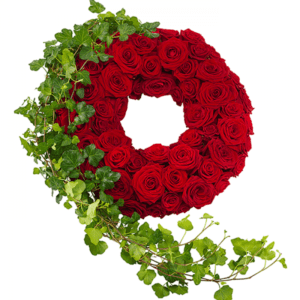 red rose wreathdd