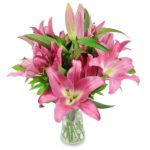 VIBRANT DELIGHT| Online pink lily Delivery in Bangalore |JuneFlowers.com