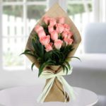 Buy Sweet Pink Roses |Same Day flowers in delhi from Junflower.in