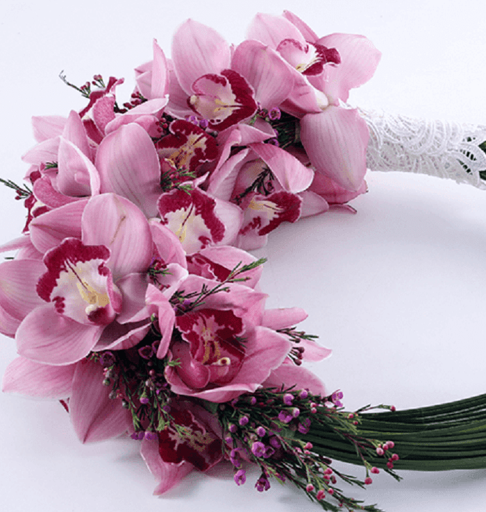 Bridal Bouquet - Cymbidium Bridal Bouquet - Cymbidium | Juneflower.com