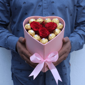 Double the heart - Order Valentines day flowers delivery to India. Same day delivery on Valentines day to Bangalore, India
