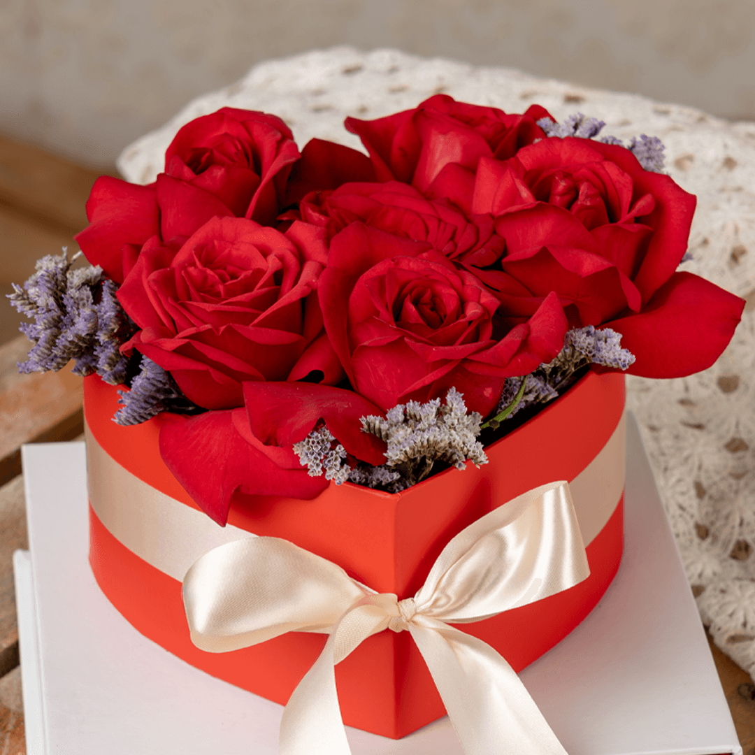 Love Bites (2) Heart and Roses Chocolate - Love Bites by June Flowers | Irresistible Treats for Every Occasion