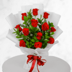 Send Stunning 12 Red Roses Bouquet – A True Symbol of Love