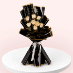Serene Glow 8 Peach Roses Bouquet1