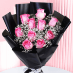 Blush Black and Pink Bouquet2