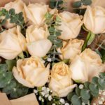 Peach Glow – 10 Peach Roses Bouquet2