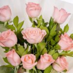 Rosy Embrace – 10 Pink Roses Bouquet2