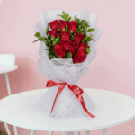 Passionate Elegance - 12 Red Roses Bouquet (2)