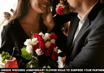 Romantic anniversary flower arrangement for surprising your partner