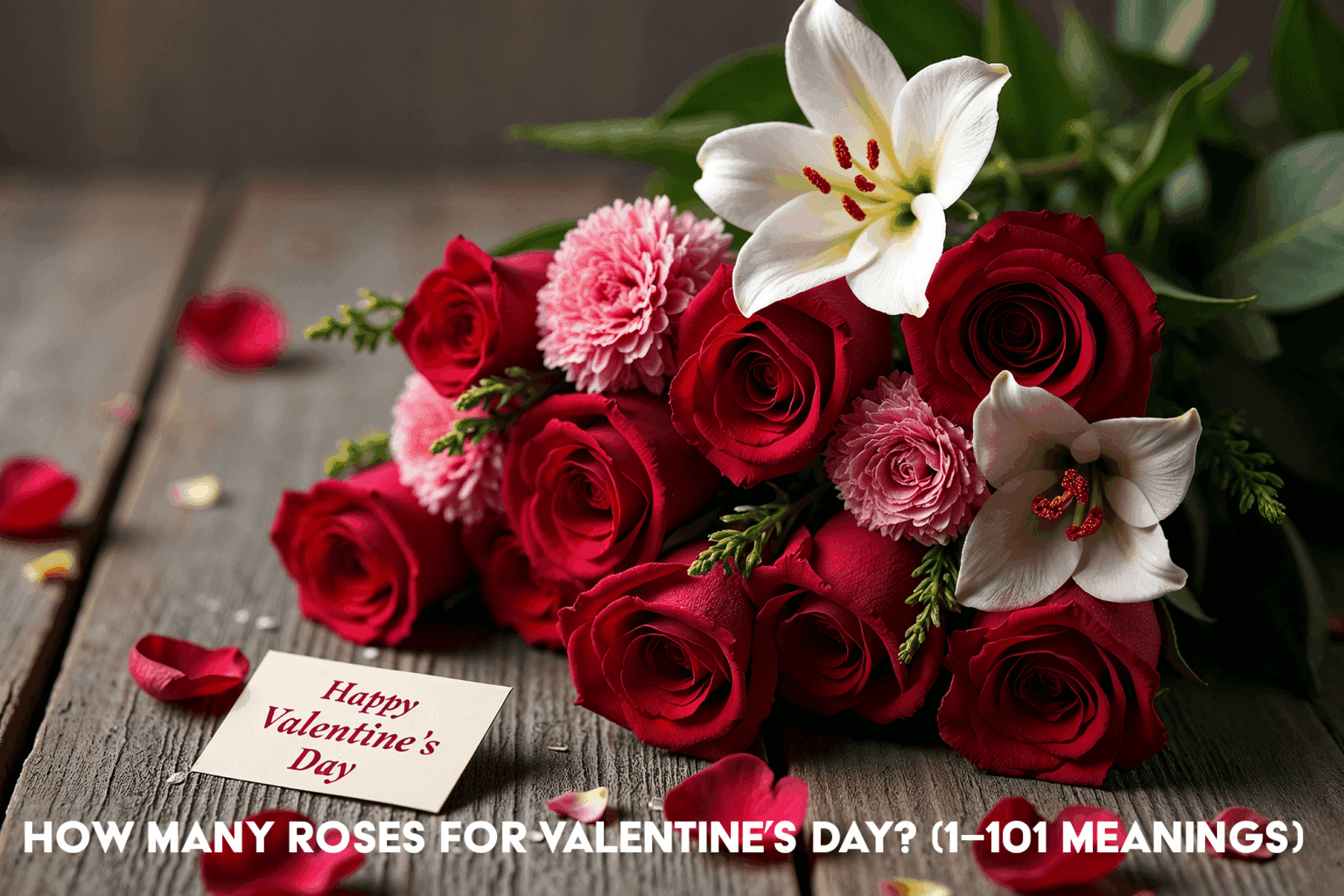 How Many Roses for Valentine’s Day? 1–101 Meanings & Ideas
