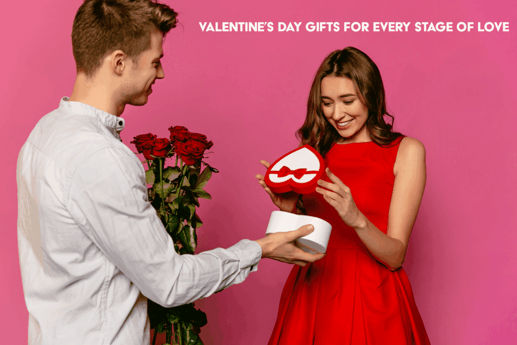 Romantic Valentine’s Day gift ideas with flowers for every stage of love