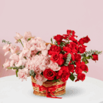 red-pink-roses-hydrangea-basket (1)